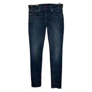 Polo Ralph Lauren Womens Thompkins Skinny Jeans Size 28 Mid-Rise Stretch Preppy